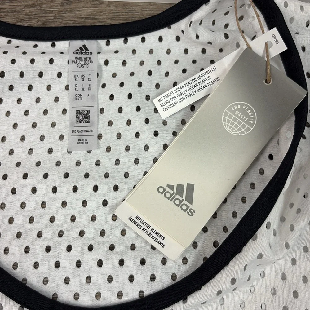 NEW MEN'S ADIDAS BREAK THE NORM TANK TOP IN WHITE XL